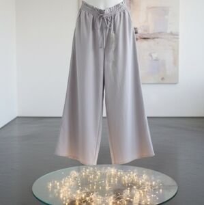 Light Gray Wide Leg Pants